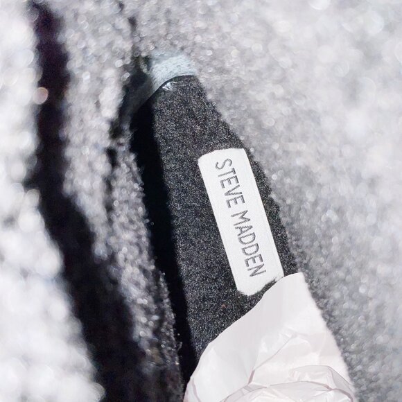 Steve Madden Hatcher Black Suede Boots Size 10 New - Picture 5 of 8